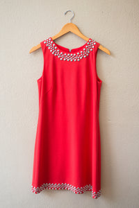 Trina Turk Size 4 Sleeveless Studded Dress