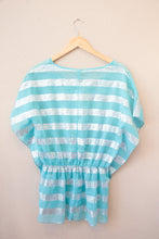 Load image into Gallery viewer, Kaylee Size Medium Striped Sheer Top
