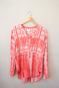 Maeve Size Medium Printed Button Down Top
