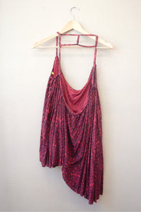 Free People Size Medium Hi-Lo Printed Tank Top