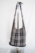 Load image into Gallery viewer, Burberry Plaid Canvas Tote Purse
