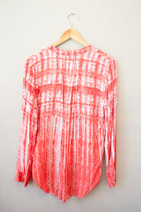 Maeve Size Medium Printed Button Down Top